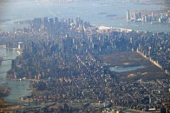 New York City Landing At LaGuardia 02 Manhattan Island And Central Park From North